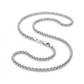 Sterling Silver Rhodium Plated Round Box Chain 1.3mm