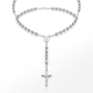 Rosary Chain and Large Bead Necklace in Sterling Silver