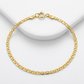 10k Yellow Gold Mariner Link Anklet 1.2mm
