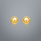 14k Yellow Gold Ball Style Stud Earrings (4.0 mm)