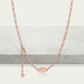 14k Rose Gold Adjustable Paperclip Chain 1.5mm