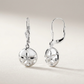 Sterling Silver Polished Sand Dollar Dangle Earrings