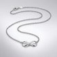 Sterling Silver Infinity Symbol Necklace
