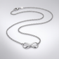 Sterling Silver Infinity Symbol Necklace