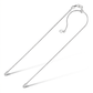 Sterling Silver 0.8mm Adjustable Snake Chain