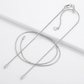 Sterling Silver 0.8mm Adjustable Snake Chain