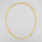 14k Yellow Gold Mirrored Heart Chain Necklace