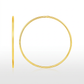 Endless Hoop Style Earring in 14K Yellow Gold