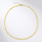 14k Yellow Gold Necklace with Polished Circles