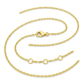 Extendable Cable Chain in 14k Yellow Gold (1.5mm)