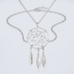Sterling Silver 17 inch Necklace with Dream Catcher Pendant
