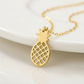 14K Yellow Gold Pineapple Necklace