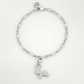 Rudy 0.25ct CZ Reindeer Charm Bracelet