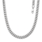 Sterling Silver Rhodium Plated Miami Cuban Chain 6.2mm