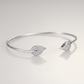 Trendy Bracelet with Cubic Zirconia Accents