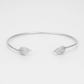 Trendy Bracelet with Cubic Zirconia Accents