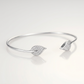Trendy Bracelet with Cubic Zirconia Accents