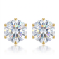 Avera Reign 3.4ct CZ Stainless Steel Stud Earrings