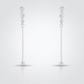 Avera 1.2Ct Graduated Plated Drop Cubic Zirconia Earrings