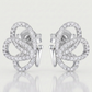 Avera .45 Ct Cubic Zirconia Butterfly Stud Earrings