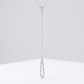 Avera Chrisette 0.4ct Cubic Zirconia Classic Drop Lariat Necklace