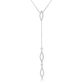 Avera Carmela 0.6ct Cubic Zirconia Classic Drop Lariat Necklace