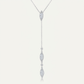 Avera Carmela 0.6ct Cubic Zirconia Classic Drop Lariat Necklace