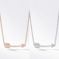Avera Arianna Stainless Steel Arrow Necklace
