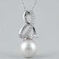 Avera Royalty Pearl Pendant In Sterling Silver
