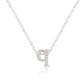 Avera Micro-Pave Initial Q Pendant In Sterling Silver