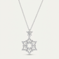 Avera Stella 0.3ct Cubic Zirconia Star Drop Necklace