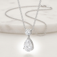Avera Chandelier Pear Cubic Zirconia Pendant Necklace