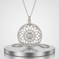 Avera 1.4 Ct Pendant Necklace With Interlocking Circles And Cubic Zirconia