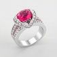 Avera Ovaline Ring in Pink Size 5 Statement Jewelry