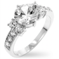Avera Simplicity Engagement Ring in Sterling Silver