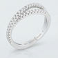 Avera Mara 0.4ct Cubic Zirconia Intertwined Simple Ring