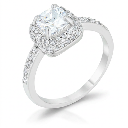 Avera Serena 1.5ct Cubic Zirconia Art Deco Ring