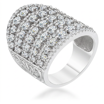 Avera Charlyn 2.5ct Cubic Zirconia Statement Cocktail Ring