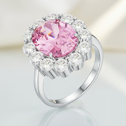 Avera 11.5Ct Plated Pale Oval Blossom Ring