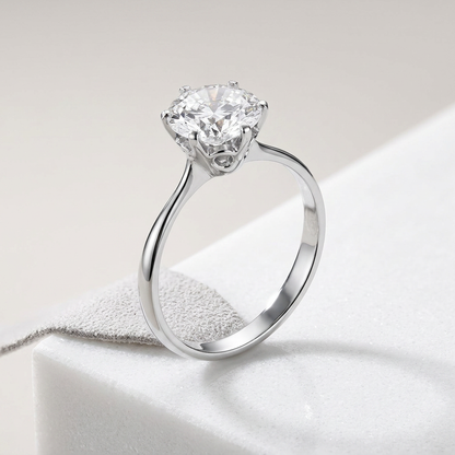 Avera 2 Carat Single Stone Cz Classic Solitaire Ring