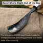 Long Bent (Curved) Gouge, 10 - 45 mm (0.4 - 1.8 inches)