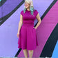 Bombshell Dress in Magenta - 2X only