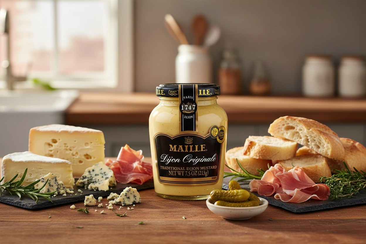 Maille Original Dijon Mustard, Case of 6 - 7.5 Oz Bottles