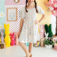 Hoppy Easter Smocked Ruffle Dress