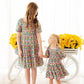 Beautiful Blossoms Smocked Ruffle Dress