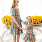 Beautiful Blossoms Smocked Ruffle Dress