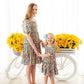 Beautiful Blossoms Smocked Ruffle Dress