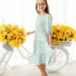Buttercup Blooms Smocked Ruffle Dress