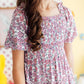 Lovely Lavender Smocked Ruffle Dress