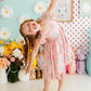Easter Egg Hunt Flutter Sleeve Twirl Dress